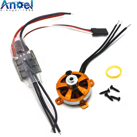 XXD 2205 A2205 7.6A 1400KV 1600KV SP Micro Brushless Motor W/ Mount + 10A ESC For RC Aircraft/KK Cop