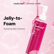 [medicube official] PDRN Jelly to Foam Cleanser 200ml | Low pH Hydrating Daily Face Wash for All Ski