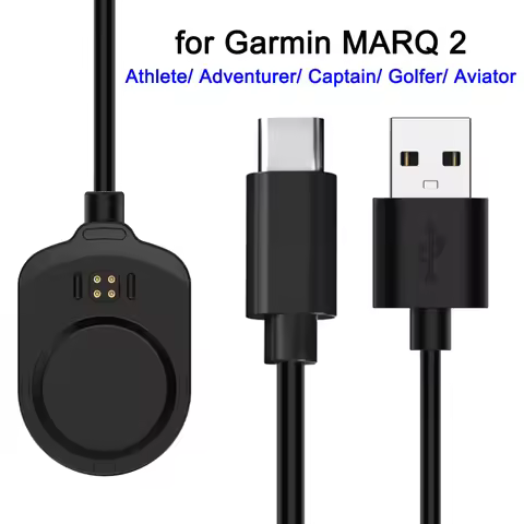 USB Type C Charger for Garmin MARQ 2 Charger Cable Portable Replacement Charging Dock Cable for Garm