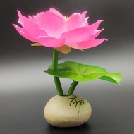 Buddha Small Imitation Lotus Lotus Fake Flower Buddha Hall Buddha Table Buddha Front Flowers Home De