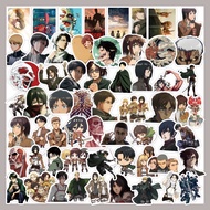 60pcs Attack On Titan Comic Graffiti Stickers Scooter Trolley Bike Waterproof Stickers