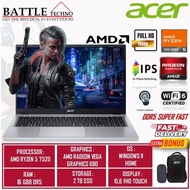 Laptop Slim Touchscreen Acer Aspire A315 15 Amd Ryzen 5 7520U 16Gb