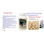 Vitamin Bulu Kucing & Anjing 100pcs Vitamin Bulu Kembang BYS Brewers Yeast REPACK EXP2025 (Original)