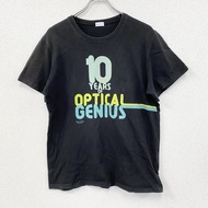 Paul Smith短袖印花 T 卹，光學引擎，黑色，古著。