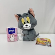 【全新有牌】日本 SEGA 湯姆貓與傑利鼠 Tom & Jerry 抱抱/夾夾毛公仔 (Tom 湯姆貓)