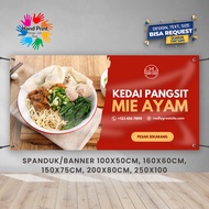 SPANDUK BANNER Mie Ayam Ceker Bakso Urat Lesehan Bisa Request Desain