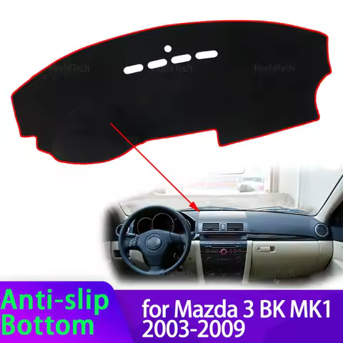 For Mazda 3 BK Mazda3 2003-2009 MK1 High Quality Dashboard Mat Dashmat Cover Pad Sunshade Carpet Acc