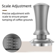 NICEDAY-MY <Big discount>  Espresso Coffee Tamper51/53/58mm Ripple Base 30lbs Contact Pressure Auto 