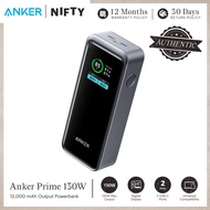 Anker Prime 12,000 mAh PowerBank 2-Port Portable Charger 130W Output, Smart Digital Display