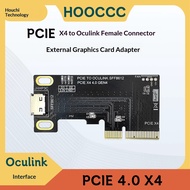 HOOCCC PCIe x4 to OCuLink Female SFF8612 eGPU Cable PCIe 4.0 Gen4