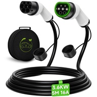 Type 2 EV Charging Cable Mode 3 / 32A / 22KW / 3 Phase / 5 Meter Electric Vehicle Car Plug-in Hybrid
