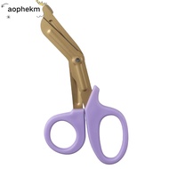 AOPHEKM Nurse Scissors, Titanium plating Stainless Steel Trauma Shears, 18cm Bandage Scissors