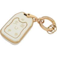 for GMC Key Fob Cover with Keychain Soft TPU Full Protection Car Key Case Compatible with Chevy Chev