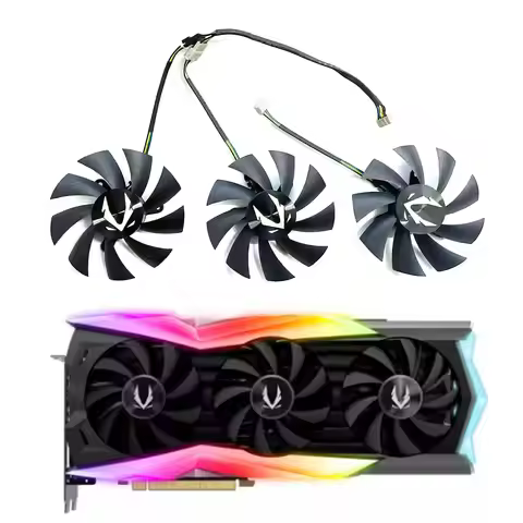 Suitable for ZOTAC GAMING GeForce RTX 2080 2070 2080 Ti AMP Extreme graphics card 87MM 4PIN GA92S2U 