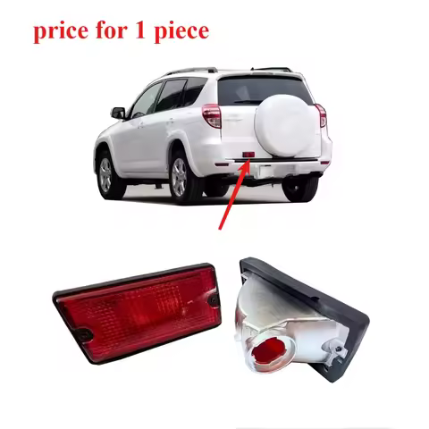1 Piece USA Model No Rear Bumper Lamp for Toyota RAV4 2007-2012 Tail Reflector Light for RAV-4 Rear 