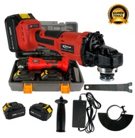 BONYA  เครื่องเจียร์ไร้สาย 128V เครื่องเจียร์แบตเตอรี่ 4 นิ้ว