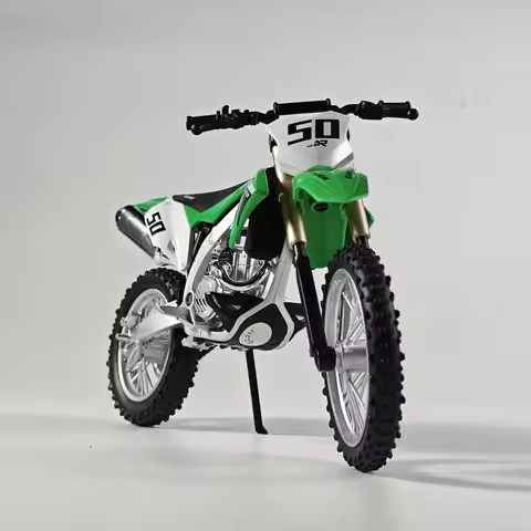 1:12 Kawasaki KX450 10R H2R Alloy Diecast Motocross Model Home Interior Decoration Trendy Collect Or