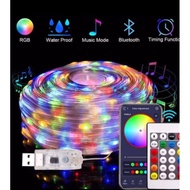 Ready Stock Usb Smart APP Bluetooth Remote Control Dream Color Christmas Fairy Lights RGB Strip Ligh