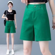 Eyouth 20177 women casual shorts high waist Korean Style button waist short pants for ladies