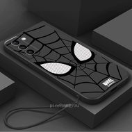 Casing Samsung A15 4G 5G Samsung A35 5G Phone Case Fashion Brand Marvel Cool Spider-Man Eyes aesthet