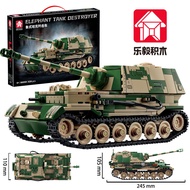 World War II Military Model Leopard Medium Tank T-34 Building Blocks Suitable for Lego Educational A