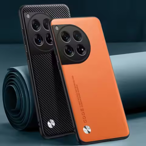 Luxury PU Leather Case For OnePlus Ace 3 2 Pro 5G Back Cover Matte Silicone Protection Phone Case Fo