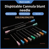 5pcs Trial pack 22G50mm 23G50mm 23G70mm 25G50mm 27G50mm 27G38mm Cannula Needle