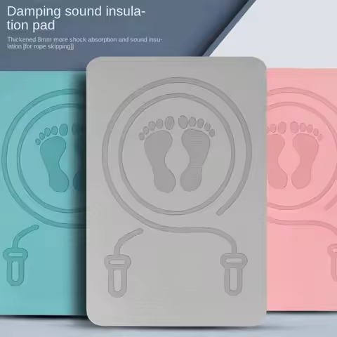 Fitness Carpet Anti-noise Jump Rope Mat Cushioning TPE Yoga Fitness Mats Thickening Waterproof Skipp