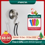 FECA E22 Premium Stainless Steel Zinc Suction Hook for 6kg Load No Drill Adjustable Angle Hook 挂钩