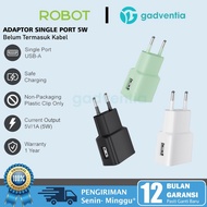 Robot Adapter Head Charger RT-K4 Travel Charger Shell Casan HP USB A For Casan Adapter Android Oppo Vivo Realme Earphone TWS CCTV