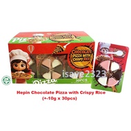 [HALAL] Hepin Chocolate Pizza with Crispy Rice (+-10g x 30pcs)
