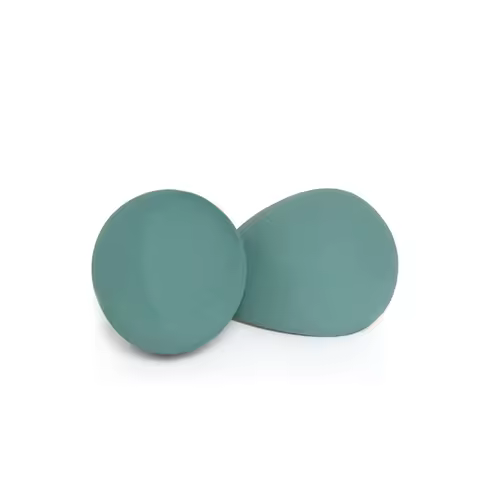 2Pcs Heart Shape Makeup Eggs Dark Puff Dual Purpose Wet Dry Soft Sponge Foundation Blending Beauty S