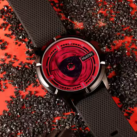 Anime Naruto Watch Uchiha Itachi Cosplay Electronic Waterproof Quartz Watch Boys Girls Student Birth