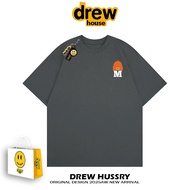 Drew Official Flagship Store Simple Letter Short Sleeve T-Shirt Mens Loose Summer Pure Cotton Heavyw