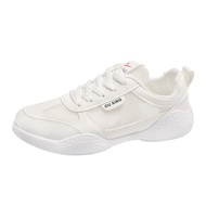 Ladies 2024 Lightweight White Sneakers - Korean Style Casual Shoes HY103