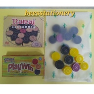 carrom men/ buah carom(plastic/wood)
