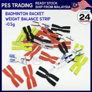 【PES】Badminton Racket Weight Balance Strips 0. 5g with H-shape Design / Weight add on 0.5g (Approxim