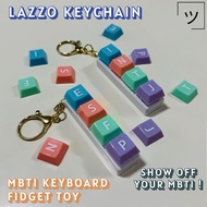 DIY MBTI Personality Keyboard Fidget Toy + Keychain | Show Off Your MBTI Today