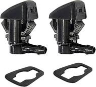 Front Windshield Washer Nozzle Kit fit for 08-11 Ford Focus 07-11 Ford Edge 07-10 Lincoln MKX Replac