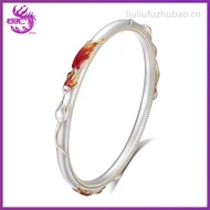 Lao Fengxiang Sterling Silver Bracelet 48 Pure Silver Sterling Silver Bracelet Sterling Silver Jewel