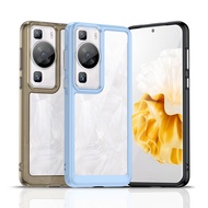 Colorful Transparent TPU Case For Huawei P60 Case For Huawei P60 Pro Cover For Huawei P60 Pro Cover 