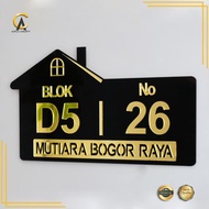 House Plate Uk.30X17/Acrylic House Number Plate/Acrylic Number Plate
