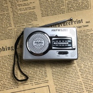 老式收音机小音箱老人便携袖珍AMFM调频收音机播放器随身听半导体Old style radio, small speaker, elderly portable pocket A juyuanfn70