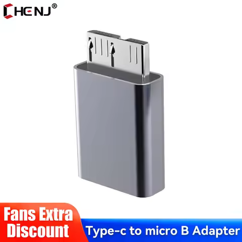 OTG Micro B USB 3.0 Adapter Data Transfer Adaptador Type C Female to Micro B Male HDD SSD Sata Conve
