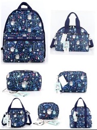 Lesportsac龍貓卡通印花布包大/小手提單肩袋/背囊