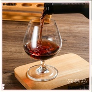[Crystal Glass Wine Glass] Brandy Glass Western Wine Glass Whiskey Glass Short-Footed Wine Glass Sma
