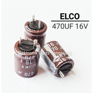 (1 Piece) ELCO CAPACITOR 470UF 16V ELCO CAPACITOR 470UF 16V CAPACITOR 470UF 16V CAPACITOR 470UF 16V 