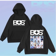 BUS Boys Group 12 palace print bus Because of you i shine เสื้อคอกลมคอกลมคอกลมผลิตจากผ้าคอตตอนเนื้อผ
