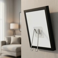 Adhesive Metal Easel Display Stands, Back Support for Picture Frames & Posters, Set of 3/6