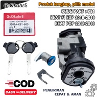 IGNITION KEY SET BEAT FI ESP, POPBEAT, STREETBEAT 2017-2019 KEY K81
